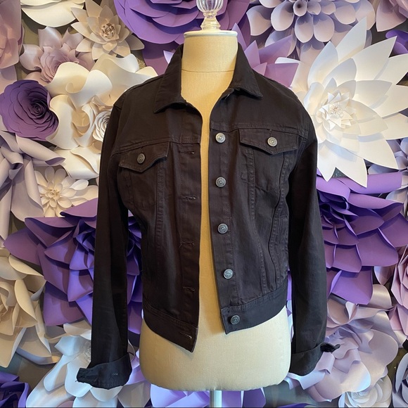 Black Jean Jacket - Talula - Picture 1 of 7